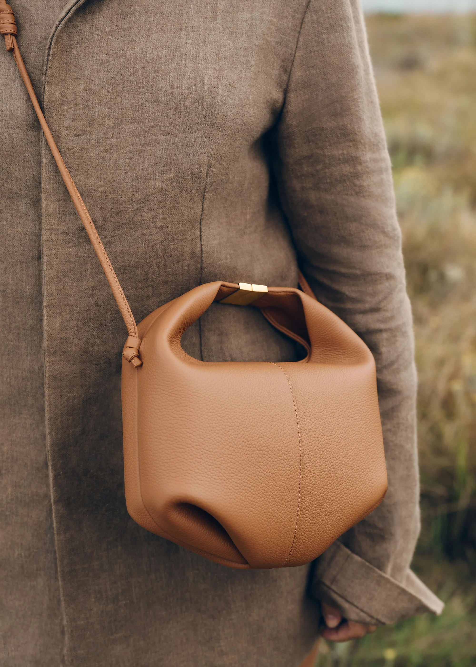 Béri - Camel Genarbtes Leder - Image 3