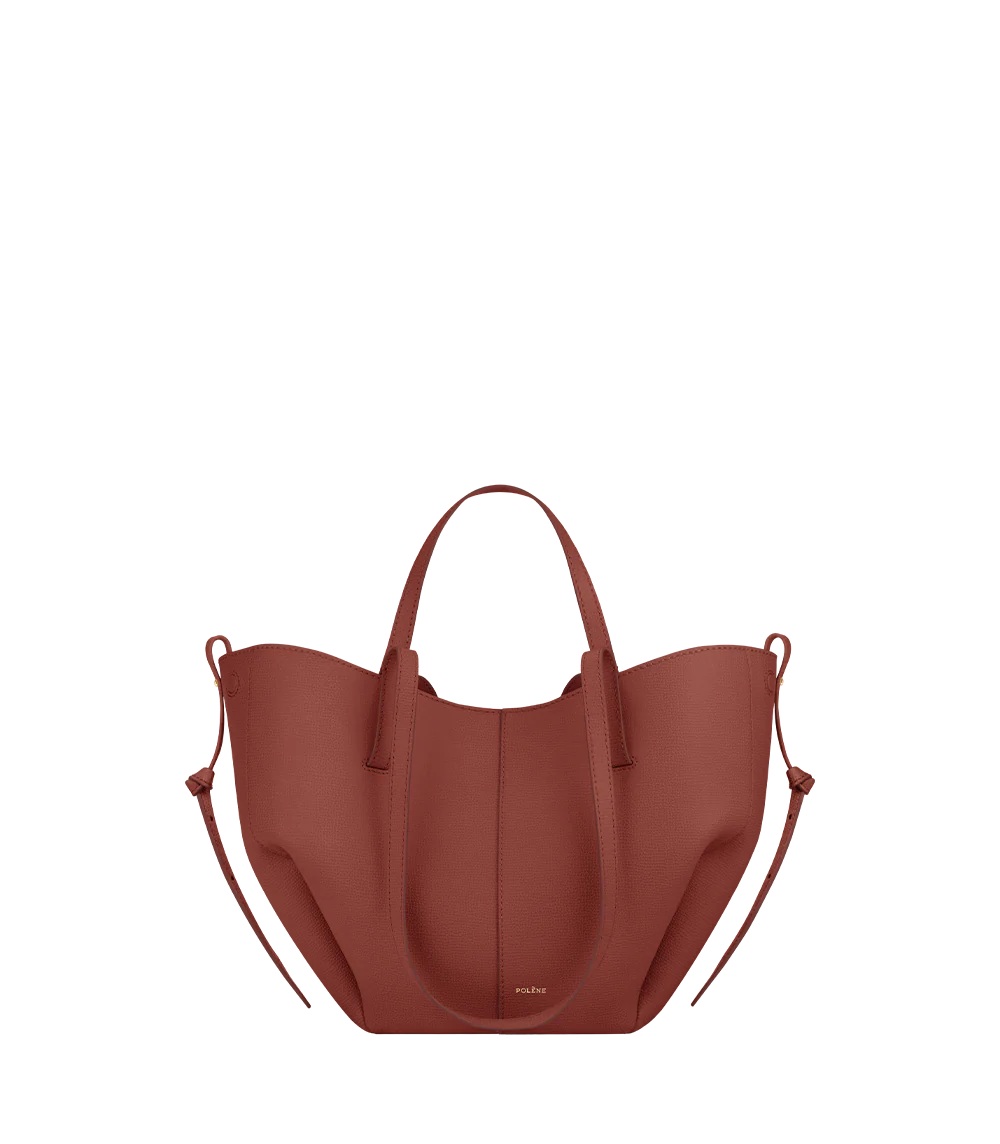 Cyme Mini - Terracotta Genarbtes Leder
