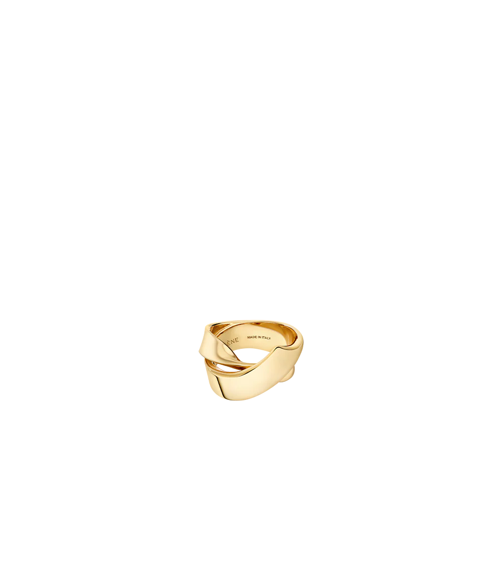 Spiralen Ring Éole - Goldedition 24 Karat vergoldet