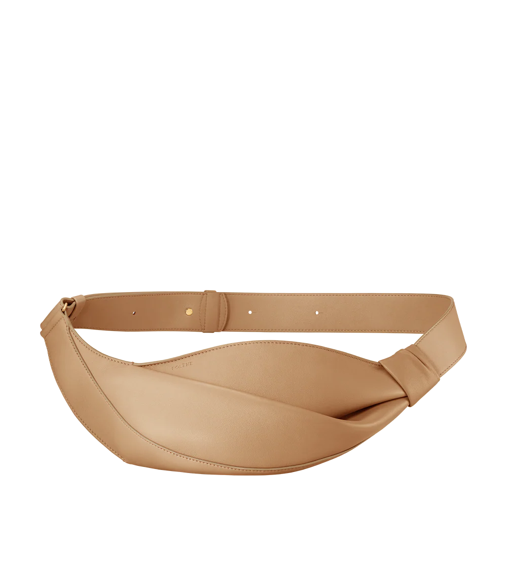 Neyu - Beige Glattes Leder