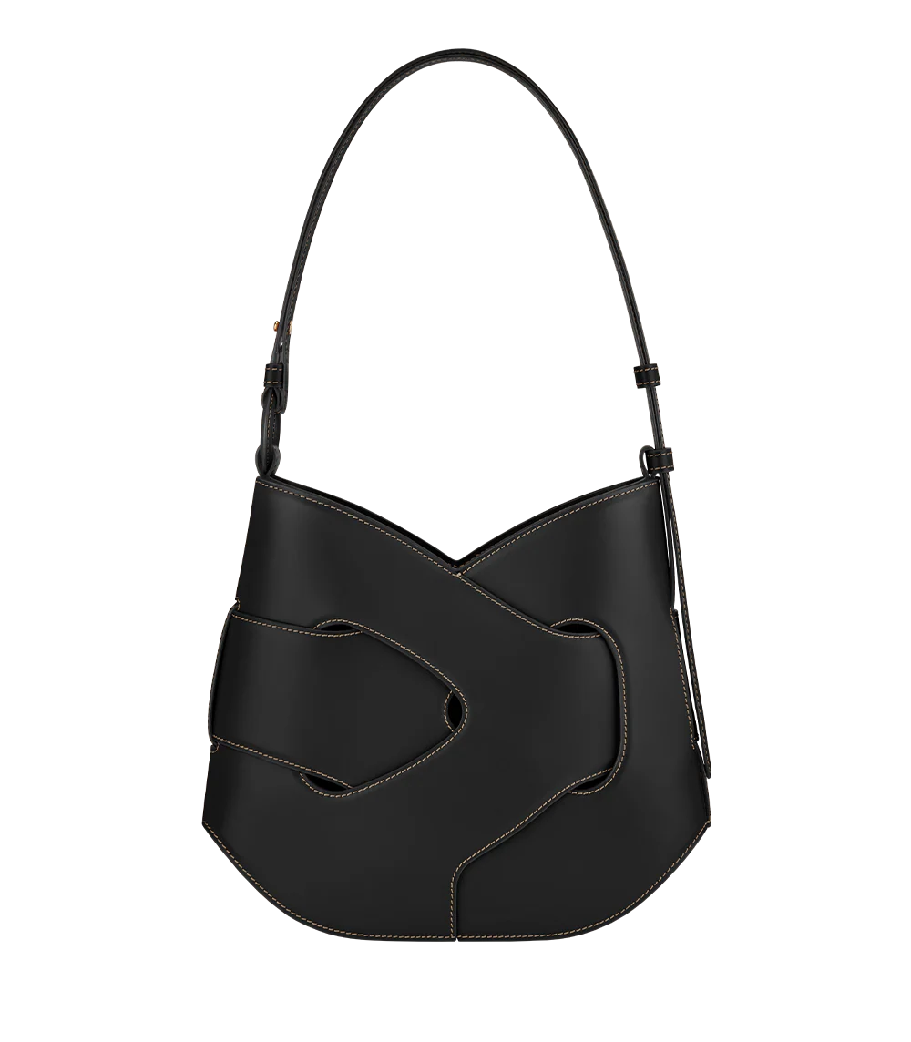 Nodde Hobo - Schwarz Glattes Leder