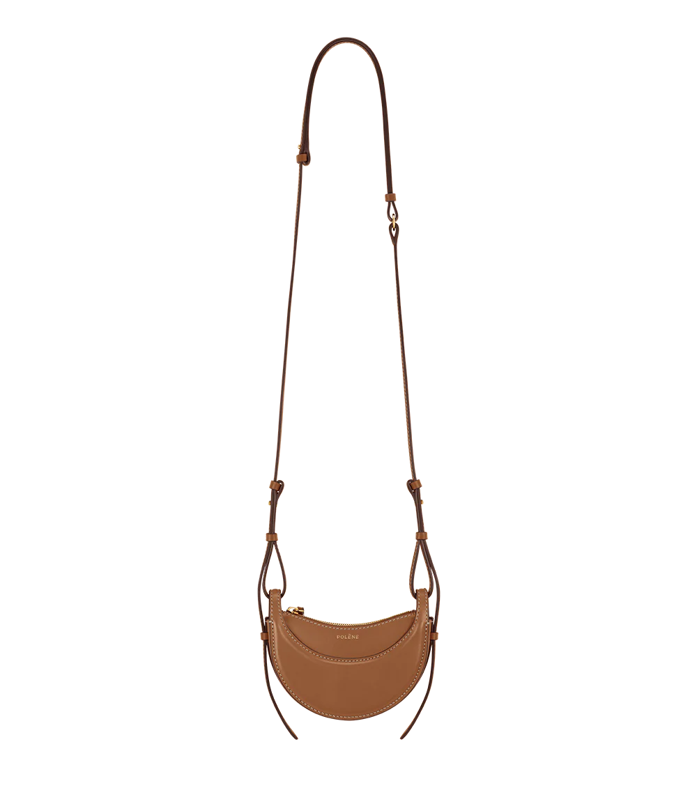 Numéro Dix Micro - Camel Glattes Leder