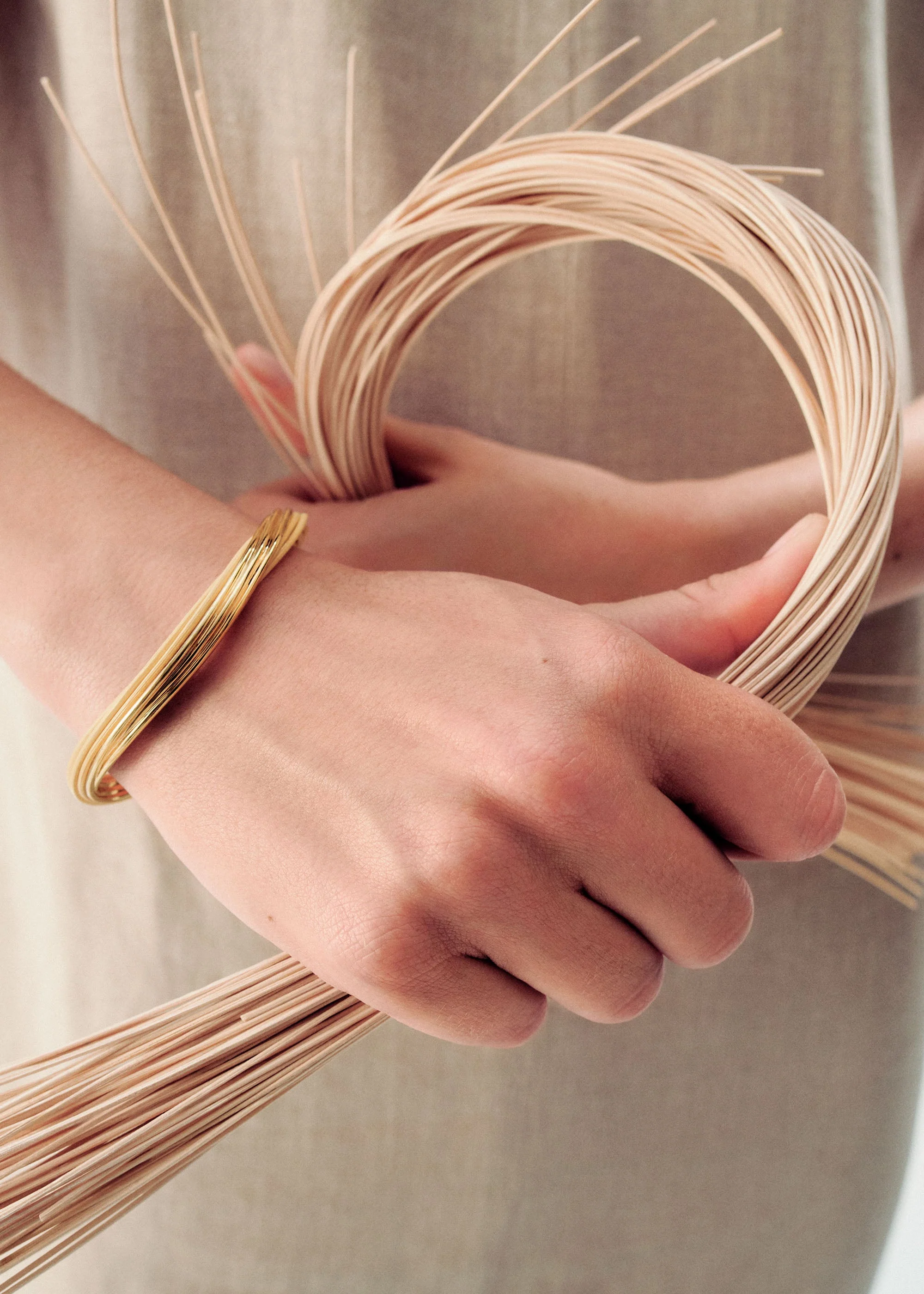Armreif Rozo - Rattan - Image 4